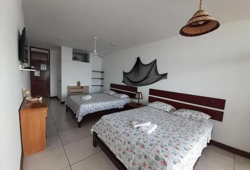 景色の見えるスタンダード4人部屋, Maria Jose Bungalows