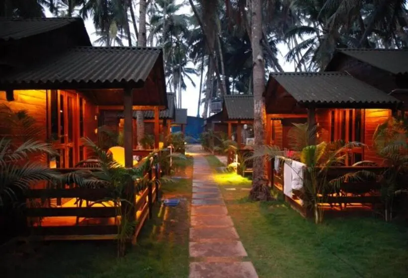バルコニー付きデラックスルーム, Palolem Luxuries Beach Cottages