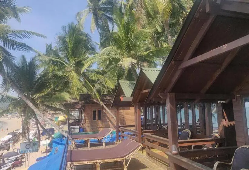 オーシャンビューデラックスルームバルコニー付き, Palolem Luxuries Beach Cottages