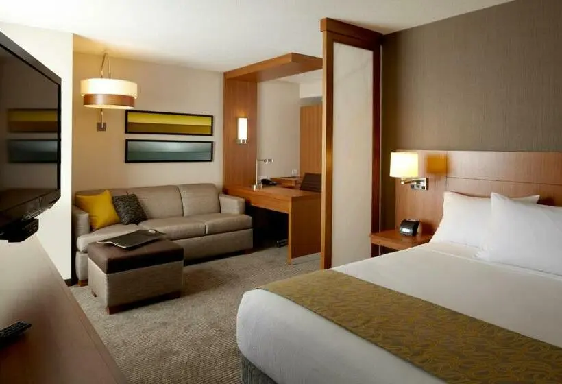 キングサイズベッドのスタンダードルーム, Hyatt Place Calgary Airport