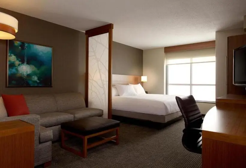 身障者適用キングサイズベッドルーム, Hyatt Place Calgary Airport