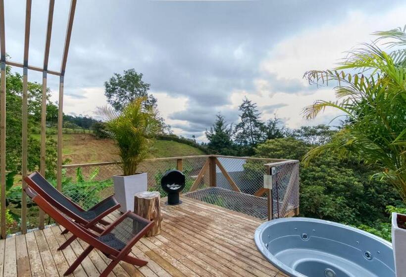 Standaard Bungalow met Uitzicht op de Tuin, Teva Glamping & Retreat