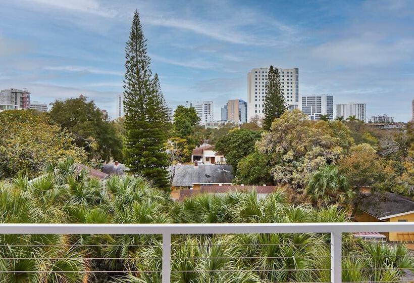 발코니 디럭스 룸, The Sarasota Modern, A Tribute Portfolio