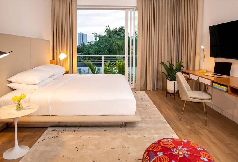 발코니 디럭스 룸, The Sarasota Modern, A Tribute Portfolio