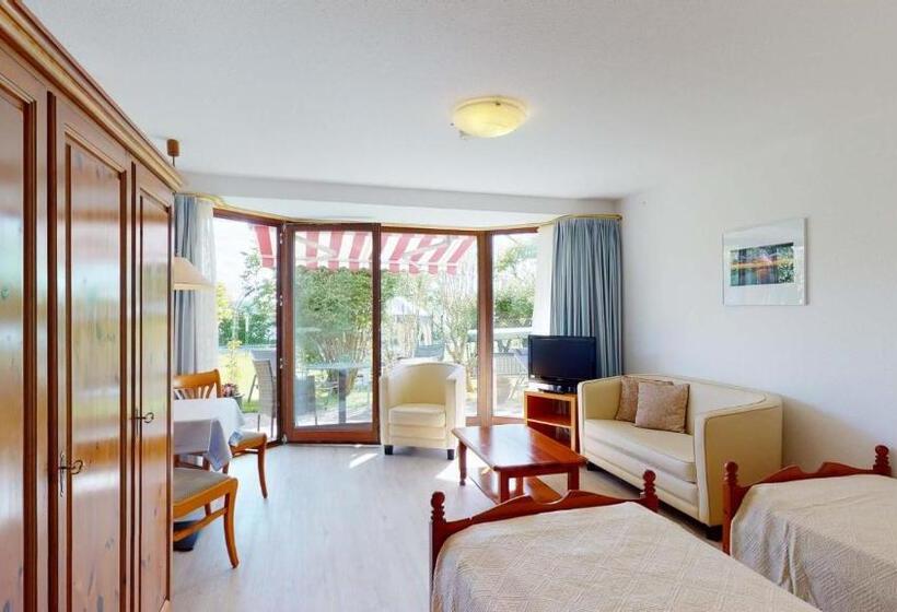 Huoneisto 1 Makuuhuone Terassi, Seepark Appartements