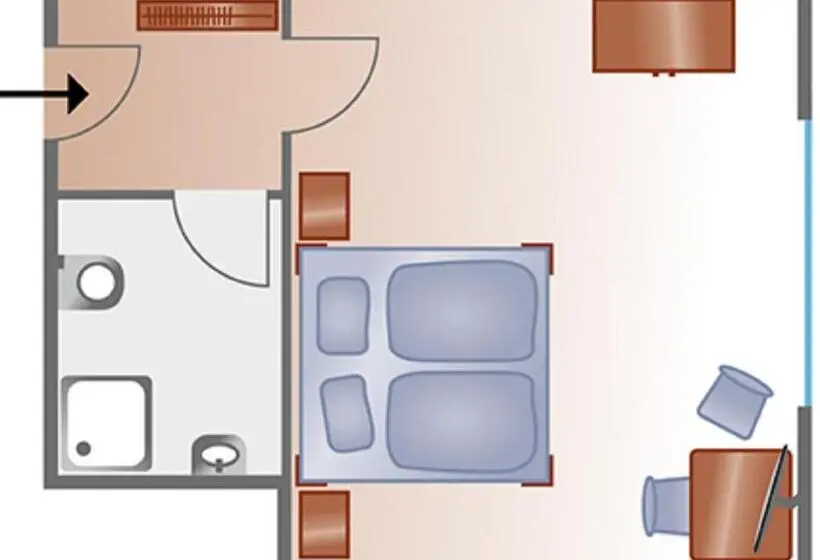 スタンダードルーム, Landhaus Lederer