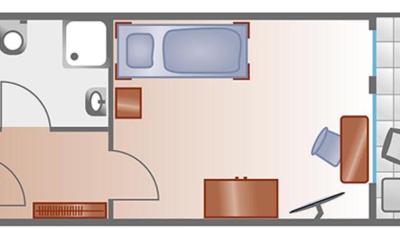 غرفة قياسية فردية, Landhaus Lederer