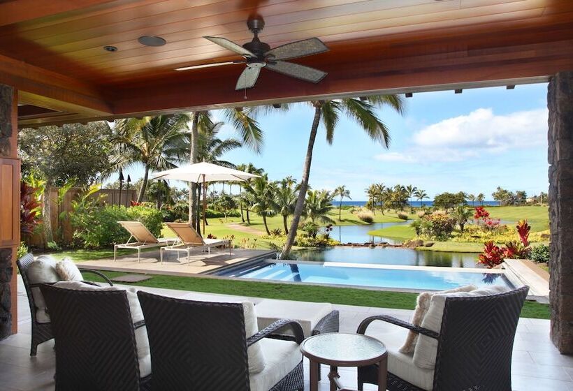 וילה עם 4 חדרי שינה, The Lodge At Kukuiula Coraltree Residence Collection