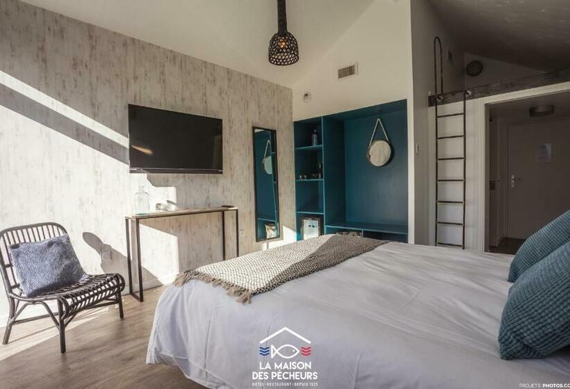 バルコニー付きスーペリアルーム, La Maison Des Pêcheurs