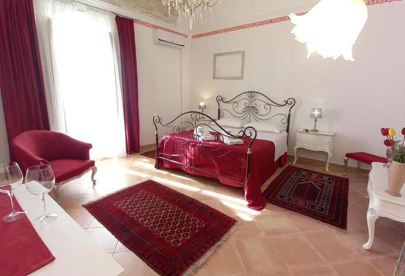 标准间带阳台, Bed&book Palazzo Cutelli