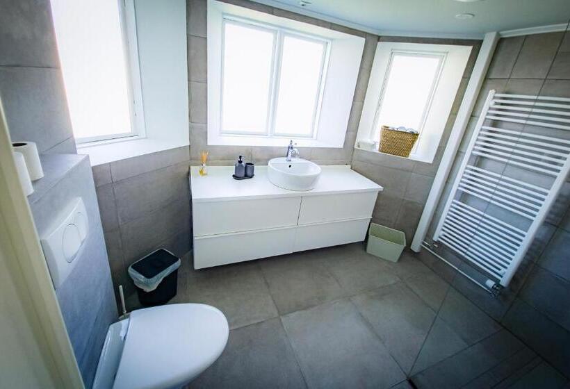 اتاق استاندارد با سرویس بهداشتی مشترک, Guesthouse Hóll