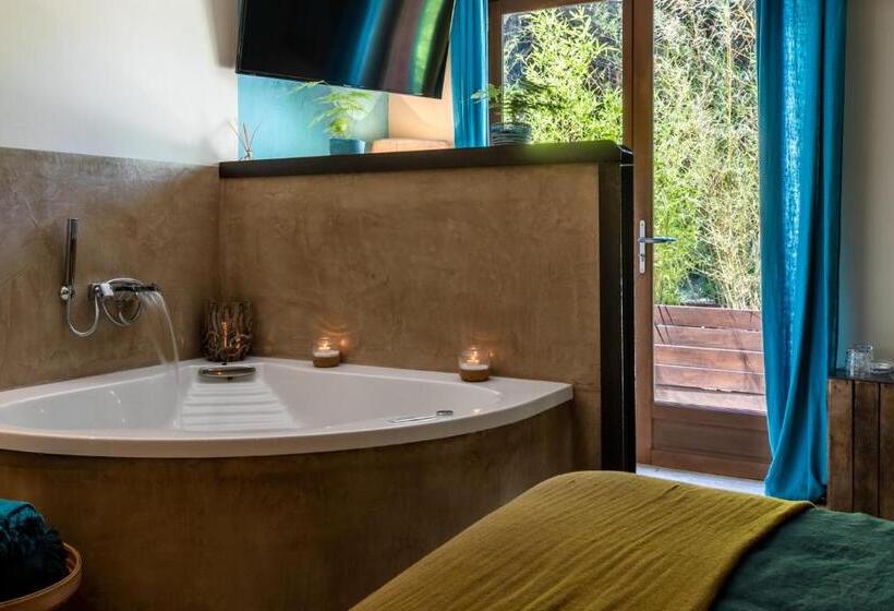 バスタブ付きスタンダードルーム, Lavand'ange Et Spa