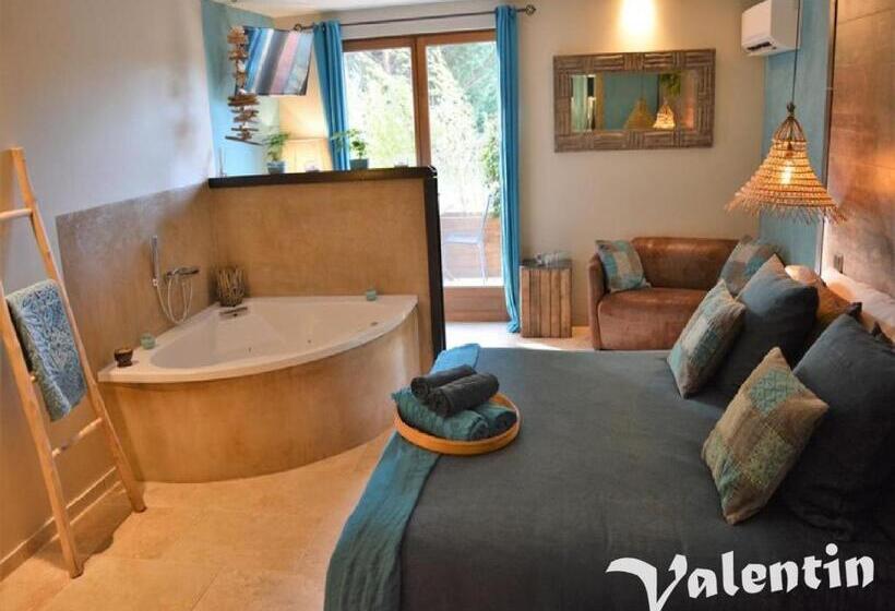 バスタブ付きスタンダードルーム, Lavand'ange Et Spa