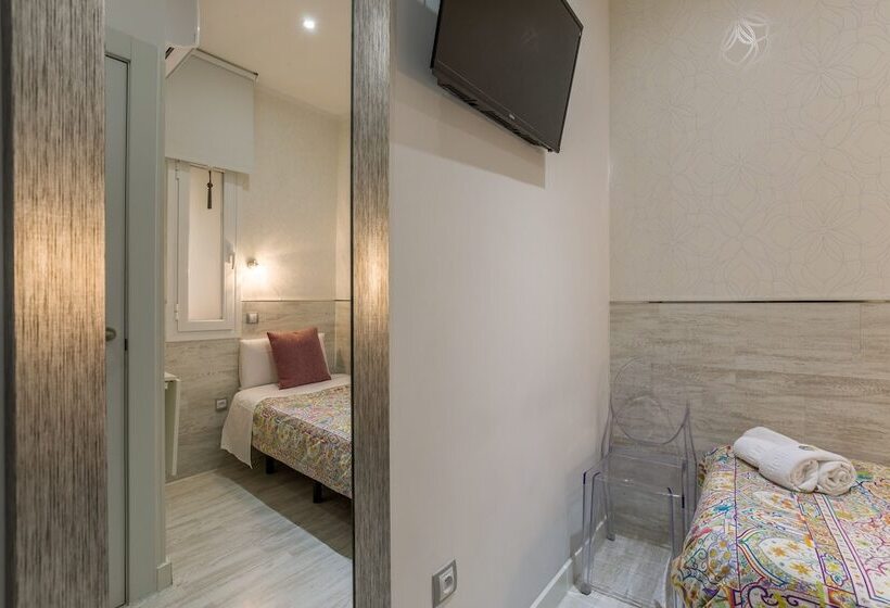 اتاق اینتریور یک تخته, Hostal Met Madrid