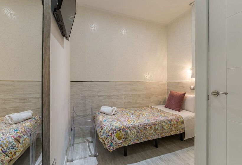 اتاق اینتریور یک تخته, Hostal Met Madrid