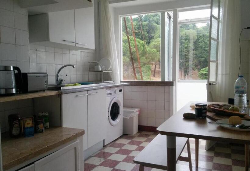 חדר סטנדרטי עם מיטת קומתיים ואמבטיה משותפת, As Mimosas