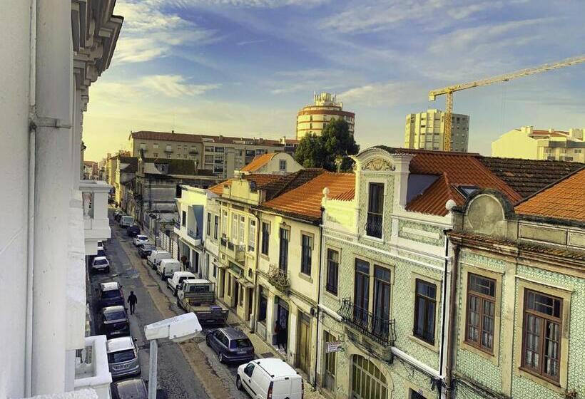 غرفة قياسية فردية مزودة بشُرفة, Guesthouse Tricana De Aveiro