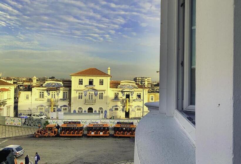 غرفة قياسية فردية مزودة بشُرفة, Guesthouse Tricana De Aveiro