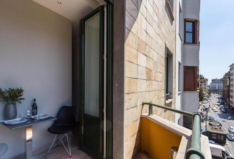 带1个卧室的带阳台的公寓, Aparthotel Durini