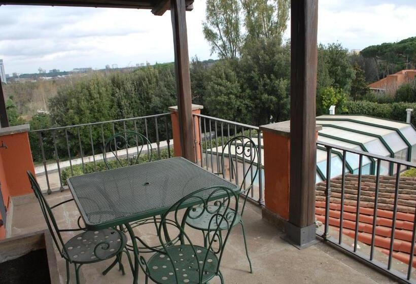 آپارتمان 1 خوابه با تراس, Residence Casale Mostacciano