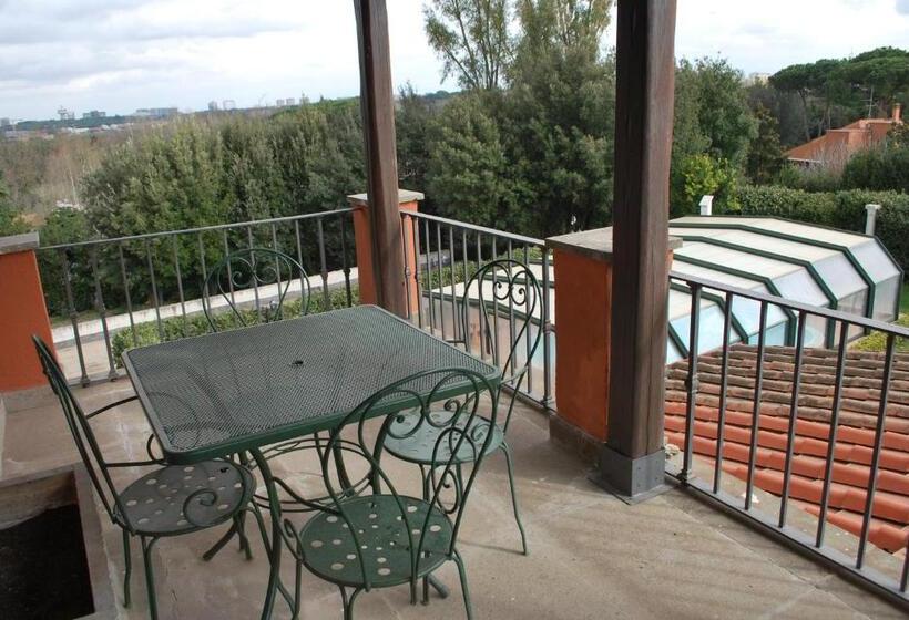 آپارتمان 1 خوابه با تراس, Residence Casale Mostacciano