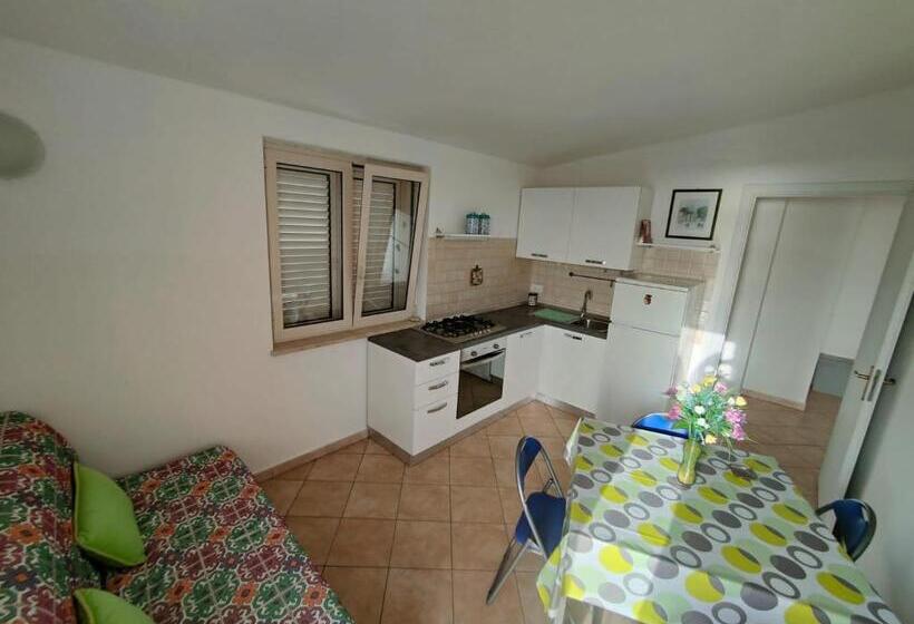 침실 1개 바다 전망 아파트, Gullo Capo Vaticano