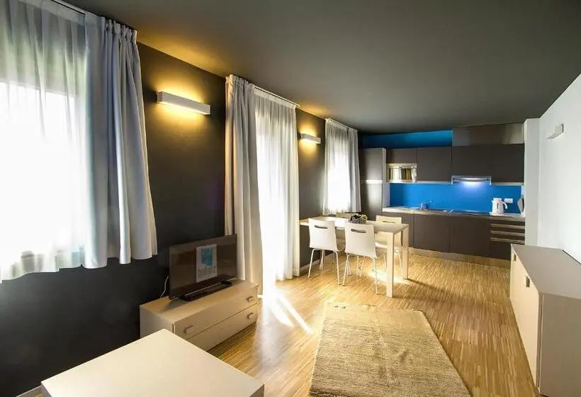آپارتمان 1 خوابه با تراس, Residence Bleu