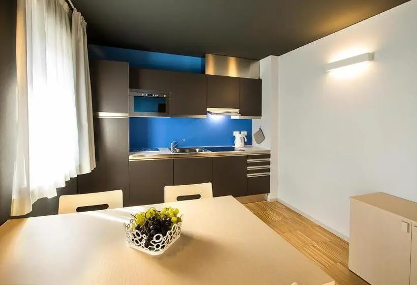 آپارتمان 1 خوابه با تراس, Residence Bleu