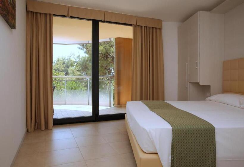آپارتمان 1 خوابه با بالکن, Residence Al Bosco