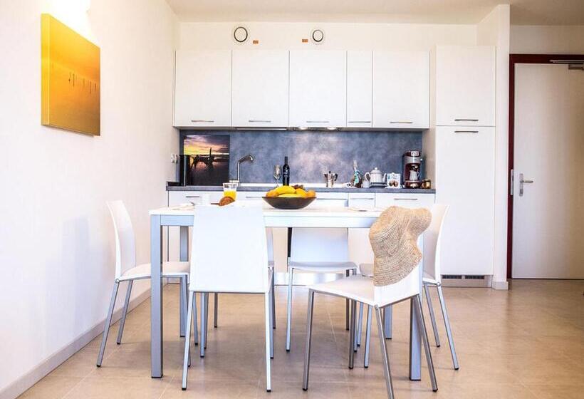 バルコニー付き1ベッドルームアパートメント, Residence Al Bosco