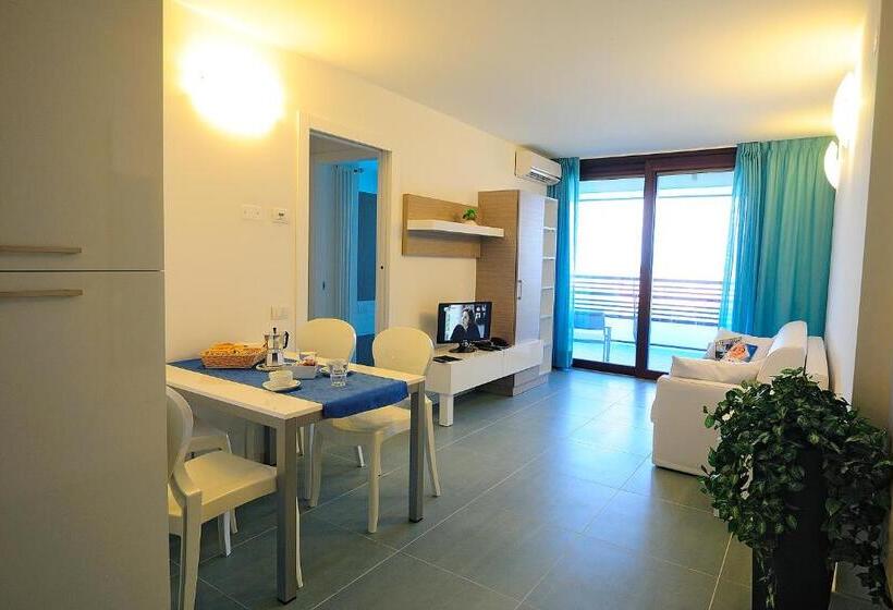 バルコニー付２ベッドルームアパートメント, Aparthotel Tiziano