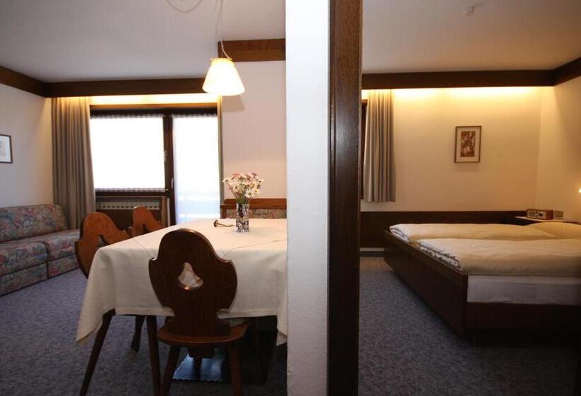 آپارتمان 1 خوابه با بالکن, Apartments Residence Alta Badia