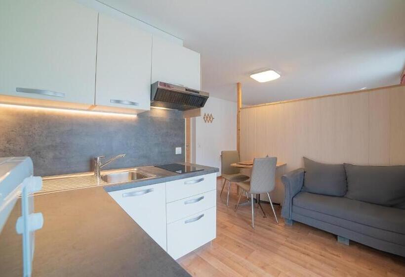 דירה בת חדר שינה 1 עם נוף, Residence Ortlerhof