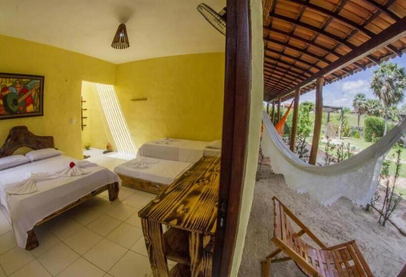 غرفة قياسية رباعية, Pousada Vila Bella   Praia Do Macapá