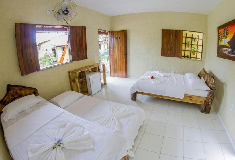 4인용 스탠다드 룸, Pousada Vila Bella   Praia Do Macapá