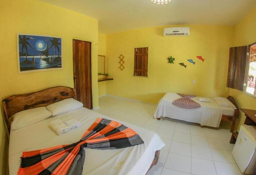 디럭스 룸, Pousada Vila Bella   Praia Do Macapá