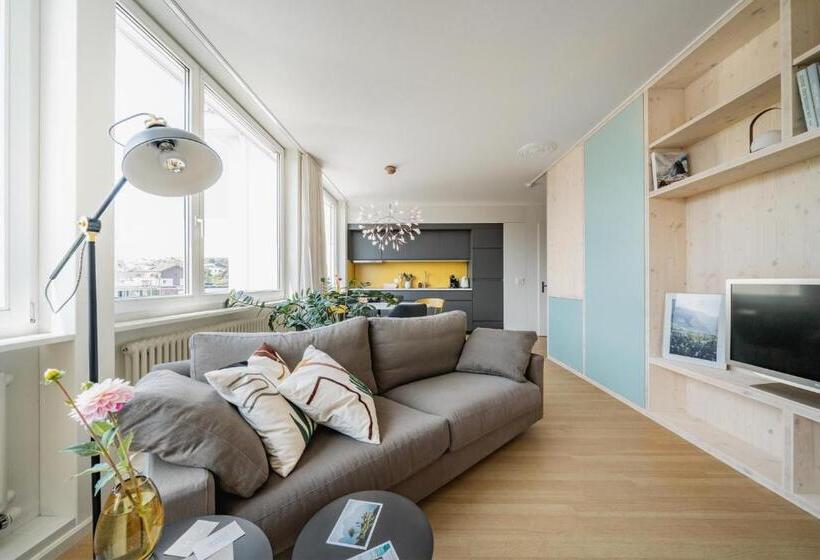 דירה בת חדר שינה 1 עם נוף, Wanderlust Guesthouse