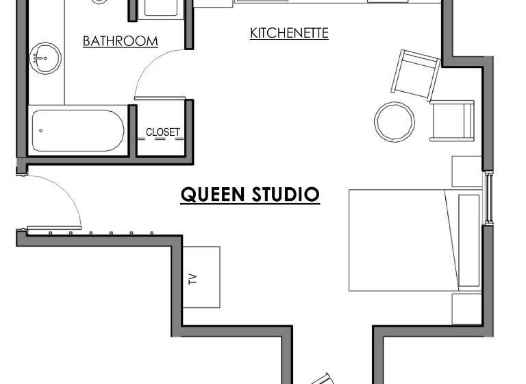 豪华工作室, Great Island Inn A Modern Boutique