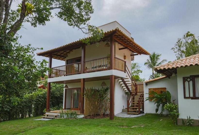 اتاق لوکس با بالکن و چشم‌انداز دریا, Pousada Jakuara