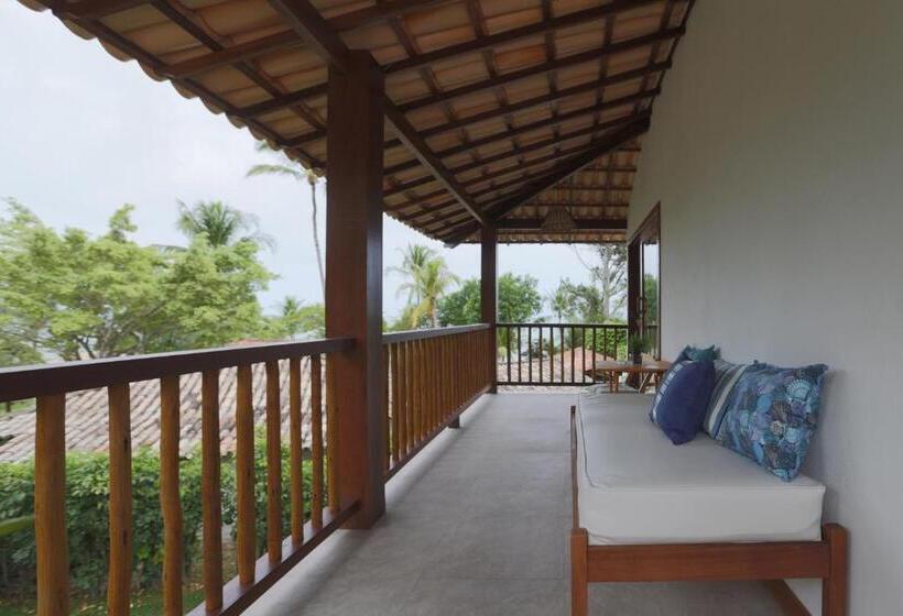 اتاق لوکس با بالکن و چشم‌انداز دریا, Pousada Jakuara