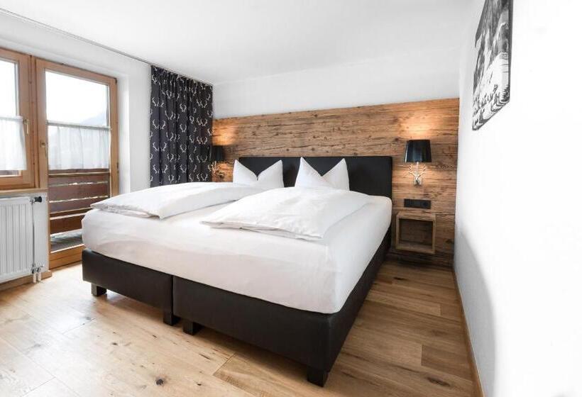 침실 1개 가든 전망 아파트, Der Berghof