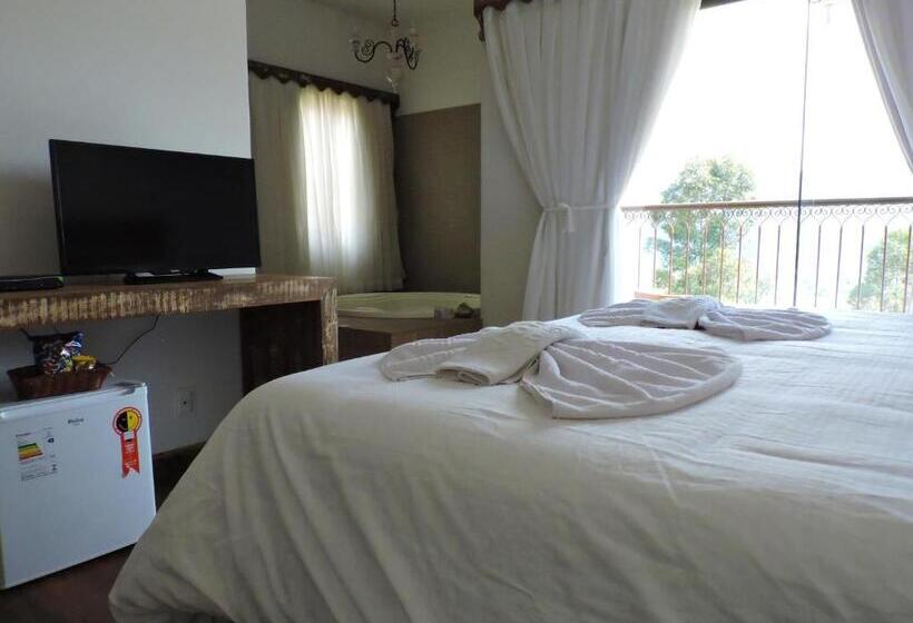 带按摩浴盆的套房, Solar Da Serra Tiradentes