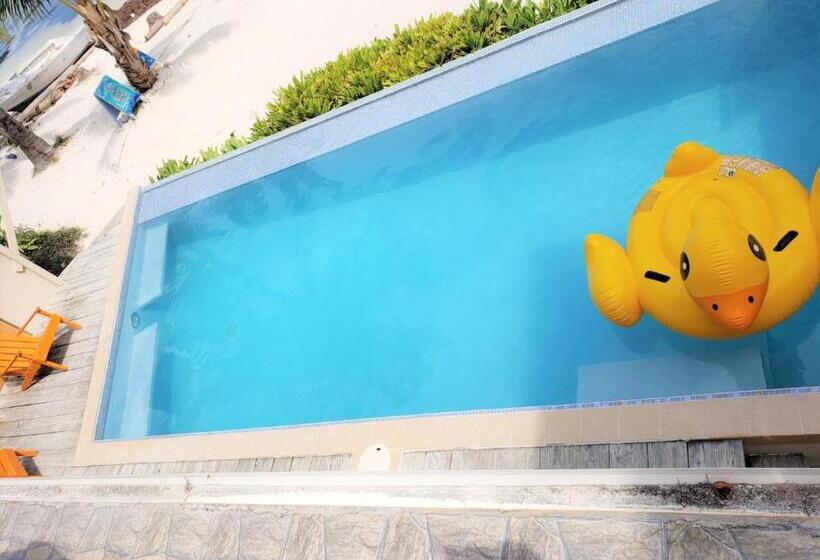 带海景的标准工作室, Beach Side Condos Caye Caulker By Ccvh