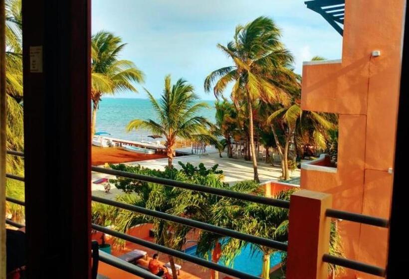 带1个卧室的带海景的公寓, Beach Side Condos Caye Caulker By Ccvh