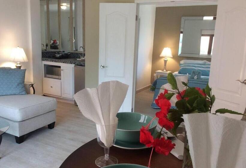 带1个卧室的带海景的公寓, Beach Side Condos Caye Caulker By Ccvh