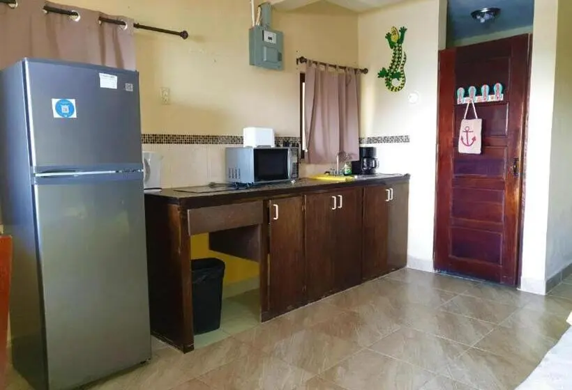 اتاق استاندارد چهار تخته با چشم‌انداز دریا, Beach Side Condos Caye Caulker By Ccvh