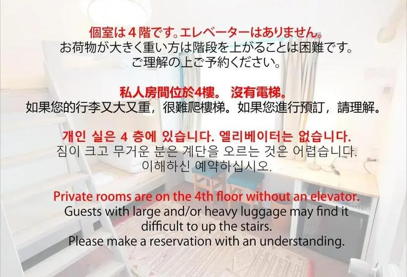 バス共有のスタンダードルーム, Ten To Sen Guesthouse