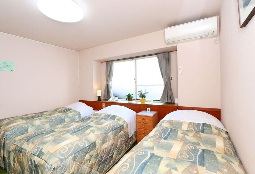 غرفة قياسية ثلاثية حمام مشترك, Pension Green Grass