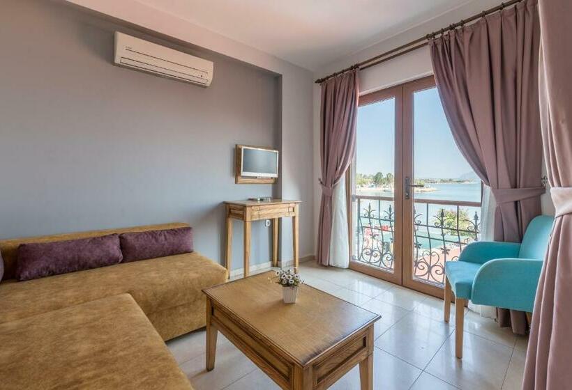 Апартаменты 1 Спальня Вид на Море, Veziroğlu Apart