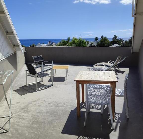 اتاق استاندارد با تراس و چشمانداز دریا, Marina , 2mn à Pieds Plage Boucan Canot